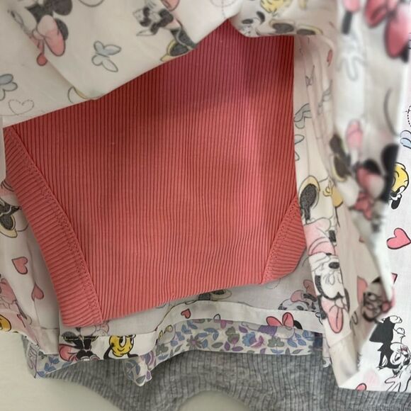 Disney Baby Pinafore Dresses x2 Rompers x1 Winnie the Pooh, Pluto, 101 Dalmatian - Picture 15 of 16
